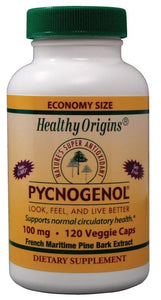 Healthy Origins Pycnogenol 100mg 120 Veggie Caps - Dietary Supplement