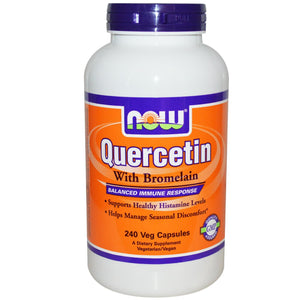 Now Foods Quercetin with Bromelain 240 Vcaps - Dietary Supplement