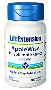 Life Extension AppleWise Apple Polyphenol Extract 600 mg 30 Veggie Capsules