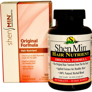 Natrol Shen Min Hair Nutrient Original Formula 90 Tablets
