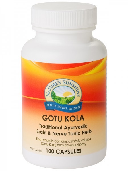 Nature's Sunshine, Gotu Kola, 395 mg, 100 Capsules - Herbal Supplement