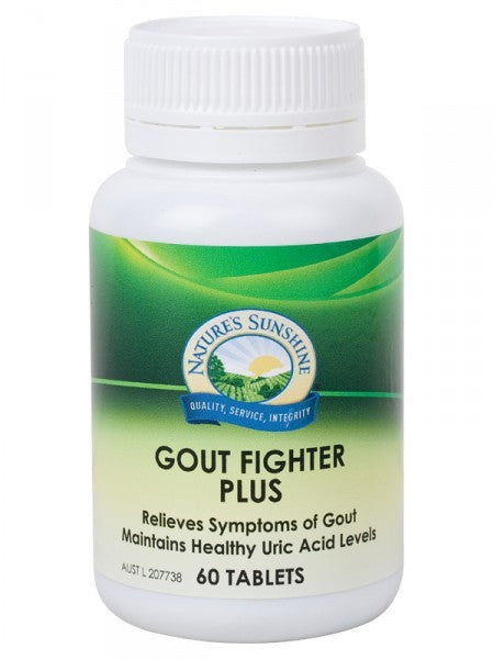 Nature's Sunshine Gout Fighter Plus 60 Tablets - Herbal Supplement