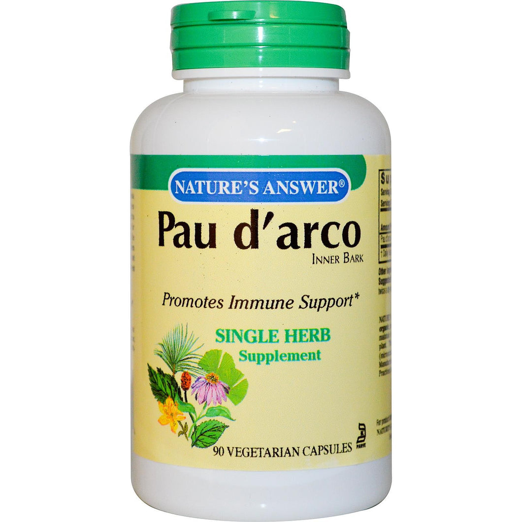 Nature's Answer, Pau D'Arco, 1000 mg, 90 Veggie Caps