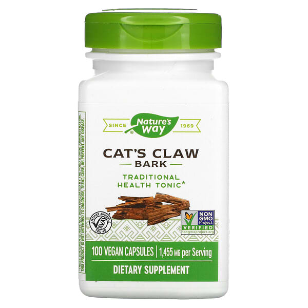 Nature's Way, Cat's Claw Bark, 485 mg, 100 Capsules