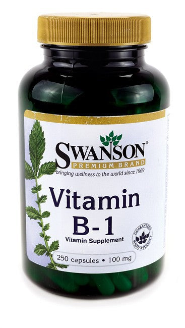 Swanson Premium Vitamin B-1 100mg 250 Capsules