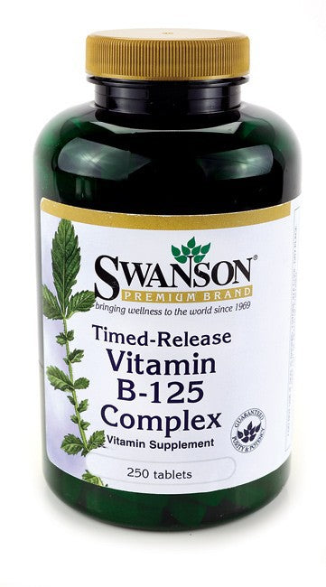 Swanson Premium Vitamin B-125 Time Release 250 Tablets