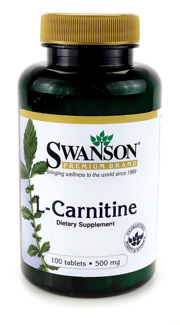 Swanson Premium L-Carnitine 500mg 100 Tablets