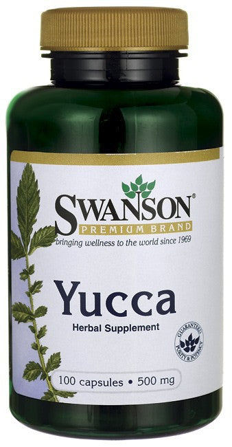 Swanson Yucca 500Mg 100 Capsules