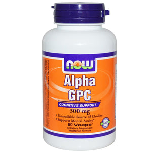 Now Foods Alpha GPC 300mg 60 VCaps - Dietary Supplement