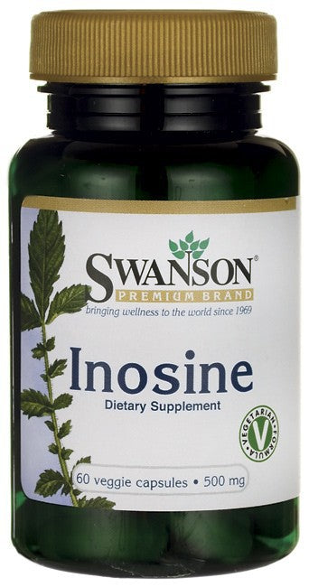 Swanson Premium Inosine 500 Mg 60 Veggie Caps
