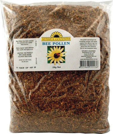 Natural Life Bee Pollen Granules (Non Irradiated) 1.25kg