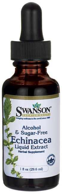 Swanson Premium Echinacea Liquid Extract (Alcohol & Sugar Free) 29.6 ml 1 fl oz