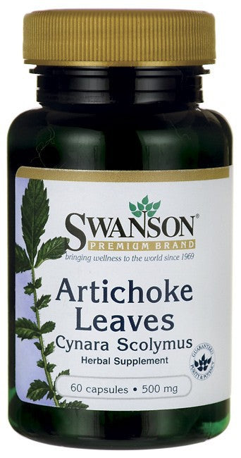 Swanson Premium Artichoke Leaves 500mg 60 Capsules