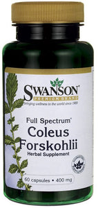 Swanson Full Spec Coleus Forskohlii 400Mg 60C - Supplement