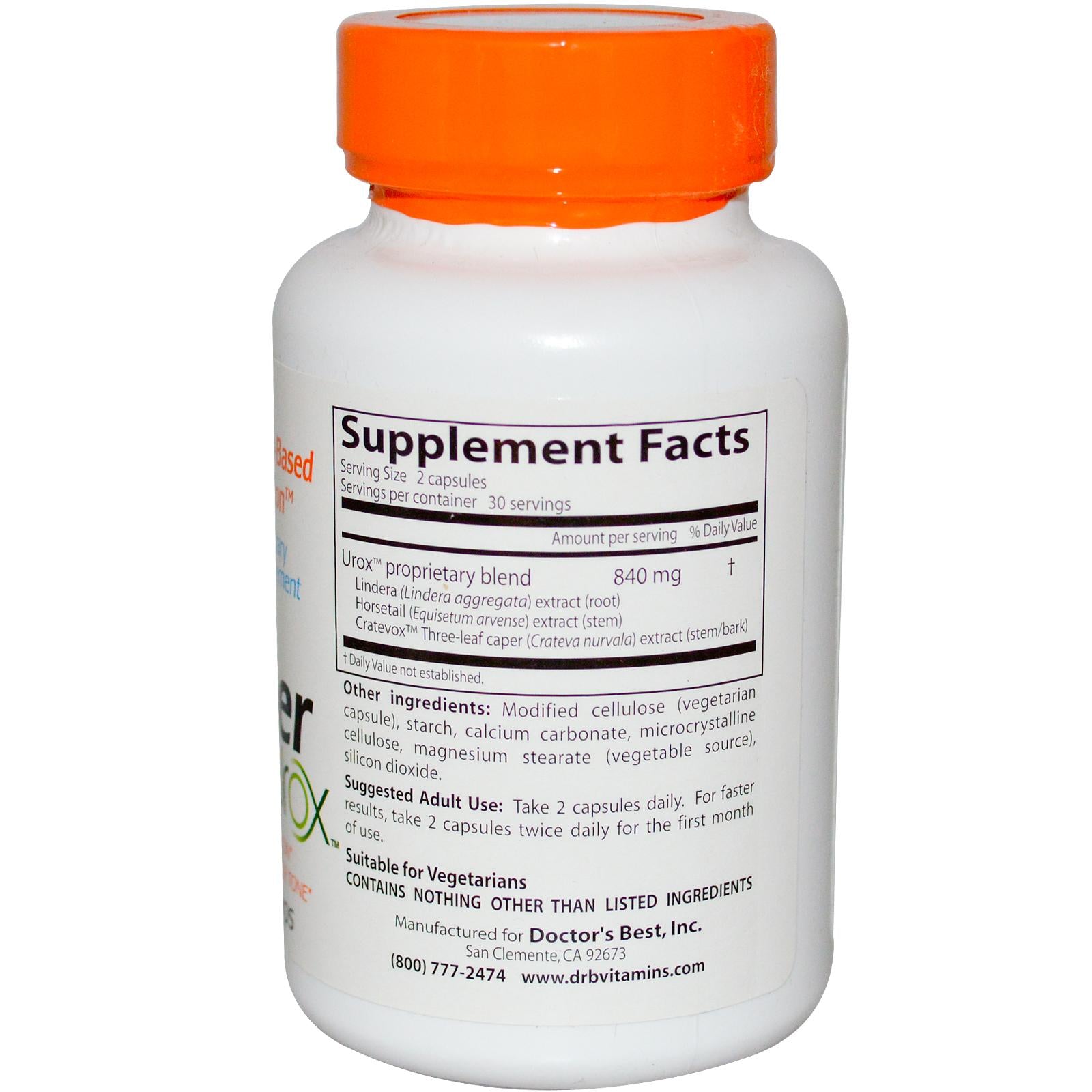 Doctor's Best, Best Bladder Support, 60 Veggie Caps