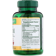 Load image into Gallery viewer, Nature&#39;s Bounty Odorless Fish Oil 1000mg 120 Coated Softgels
