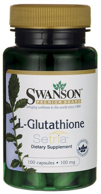 Swanson Setria L-Glutathione 100Mg 100 Capsules - Dietary Supplement