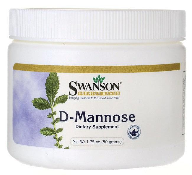 Swanson Premium D-Mannose Powder 1.75 Oz (50gm)
