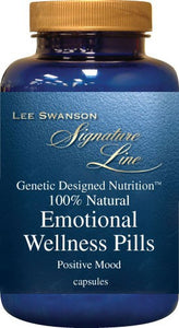 Lee Swanson Signature Line 100% Natural Emotional Wellness Pills 120 Veggie Capsules