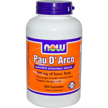 Load image into Gallery viewer, Now Foods, Pau D&#39;Arco, 500mg, 250 Capsules