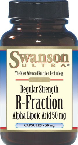 Swanson Ultra Regular Strength R-Fraction Alpha Lipoic Acid 50mg 60 Capsules