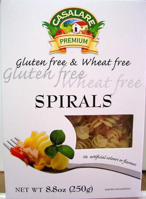 Casalare, Spirals, Gluten & Wheat Free, 250 g