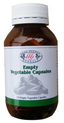 Hilde Hemmes Herbals, Vegetable Caps, Empty, 120 Caps