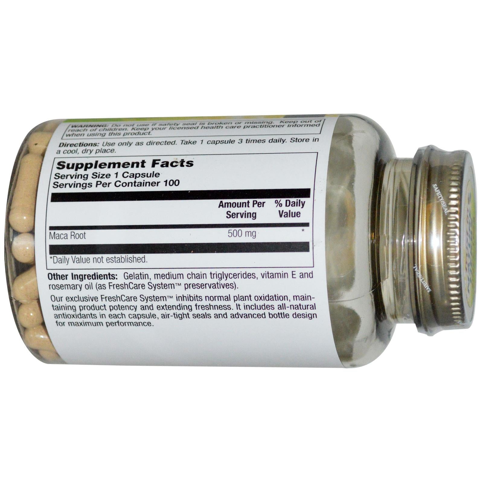 Nature's Herbs, Maca Root, 100 Capsules ...VOLUME DISCOUNT