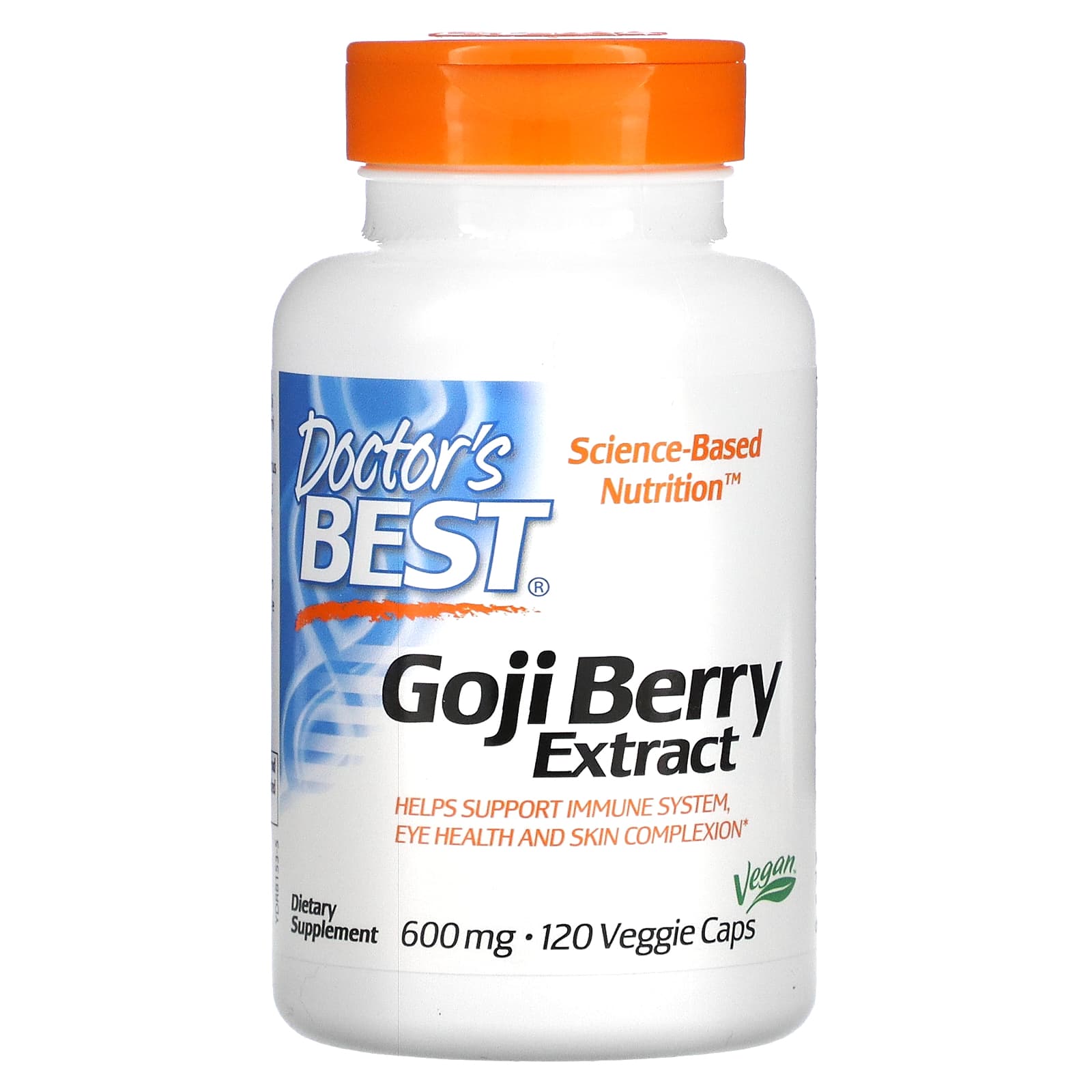 Doctor's Best, Goji Berry Extract, Organic, 600mg, 120 VCaps