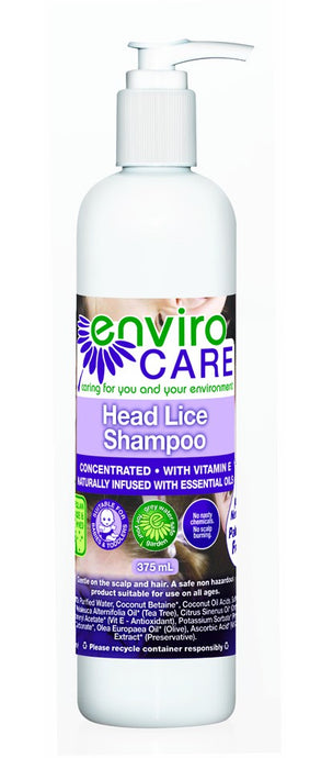 EnviroCare, Head Lice Shampoo, Pump, 375 ml