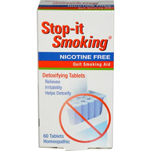 Load image into Gallery viewer, NatraBio, Stop-it Smoking, Detoxifying Tablets, Nicotine Free, 60 Tablets
