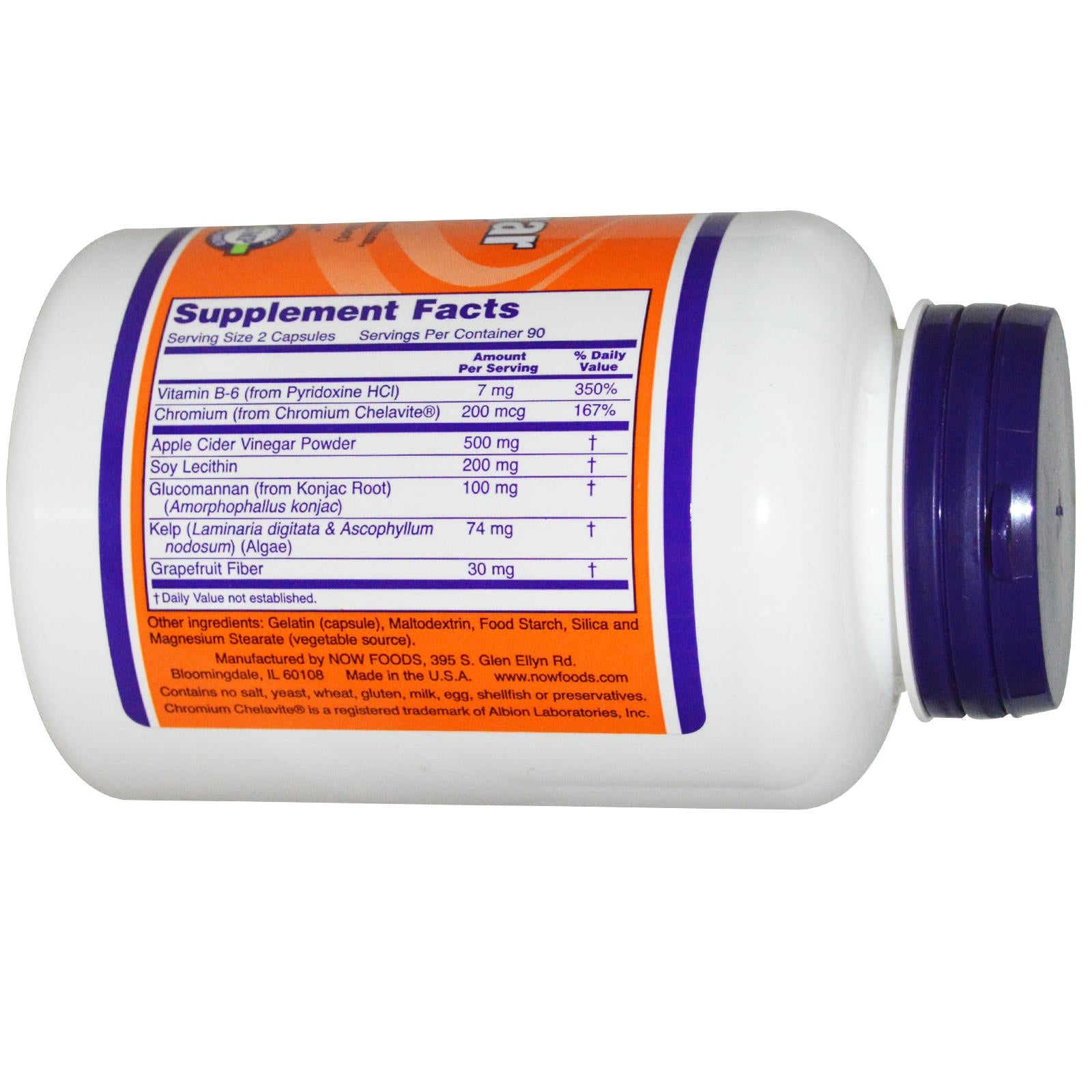 Now Foods, Cider Vinegar, Diet Formula, 180 Capsules