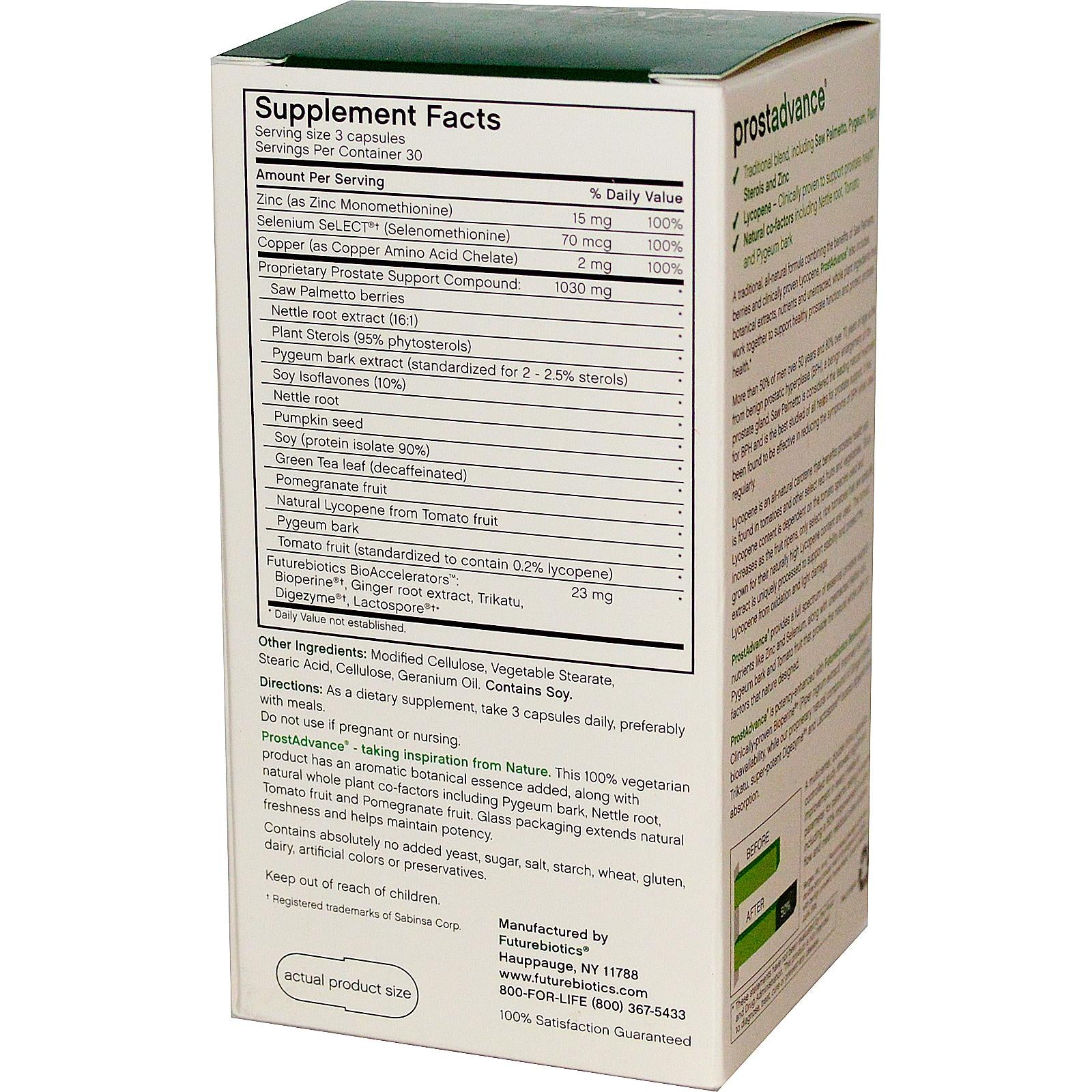 FutureBiotics, ProstAdvance, Natural Prostate Support, 90 Veggie Caps