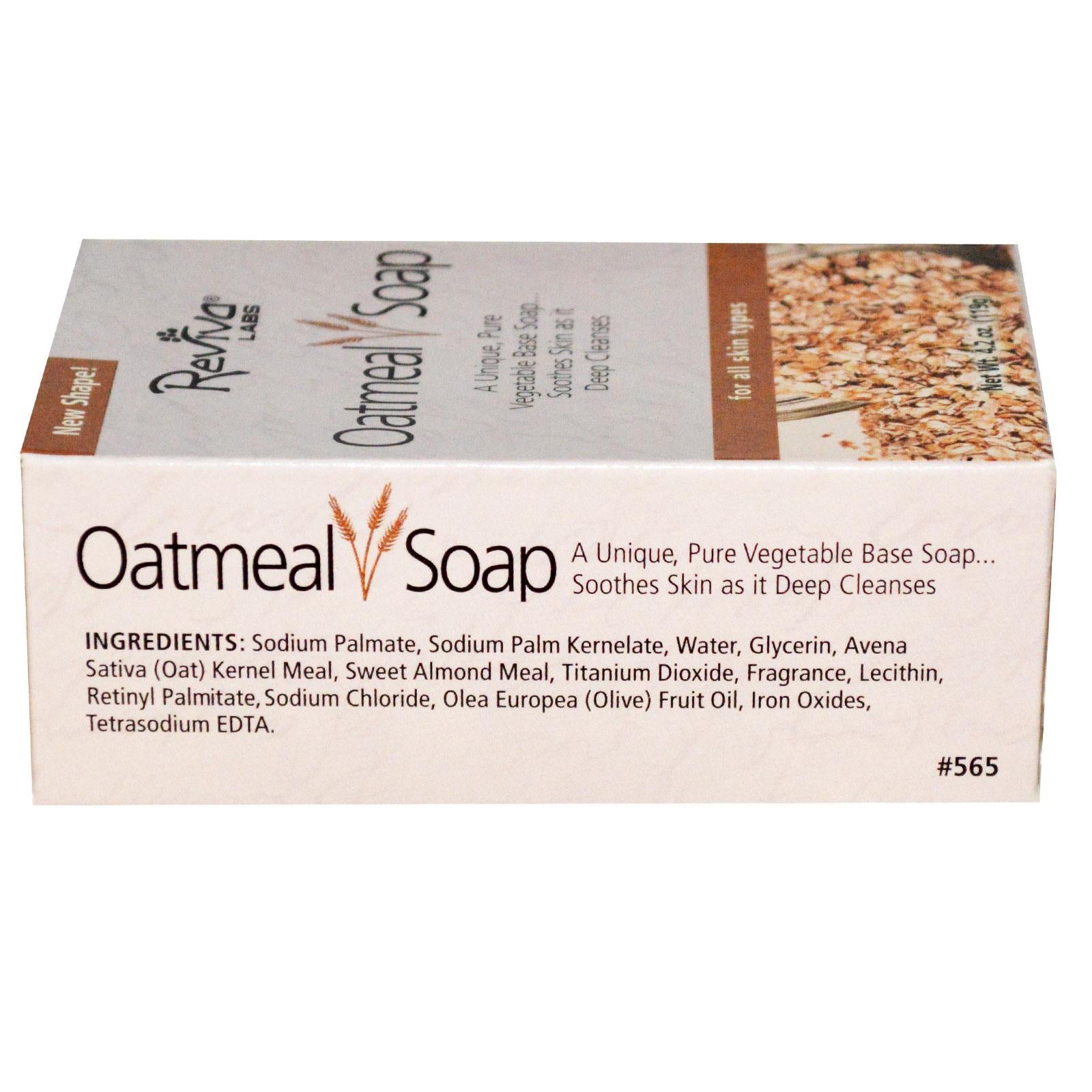 Reviva Labs, Oatmeal Soap (119g)