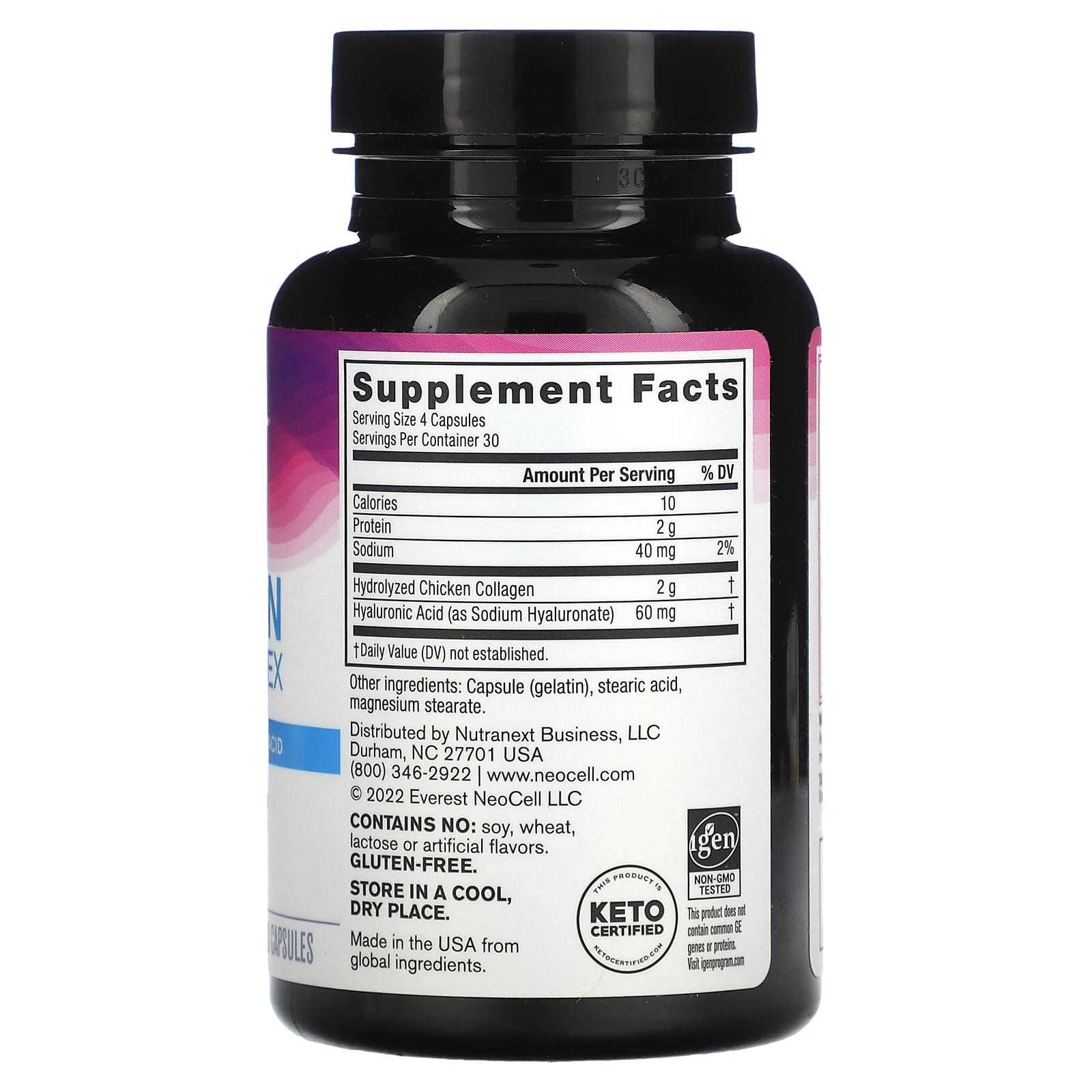 Neocell Collagen Type 2 Joint Complex Containing HAType 2 120 Capsules