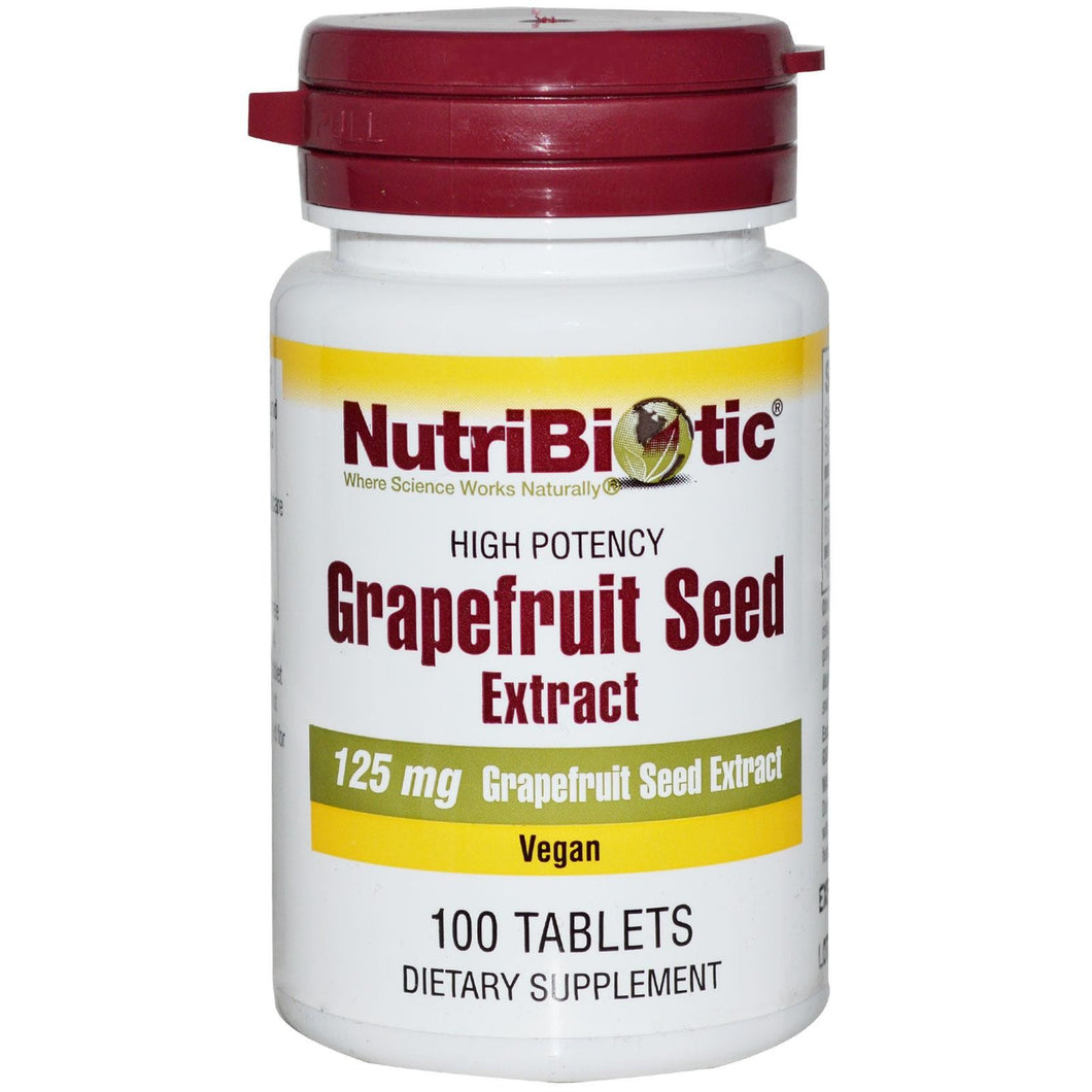 Nutribiotic Grapefruit Seed Extract 125mg 100 Tablets