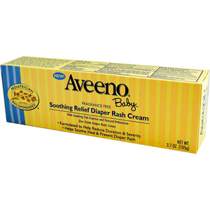 Aveeno Baby Soothing Relief Diaper Rash Cream Fragrance Free 105g