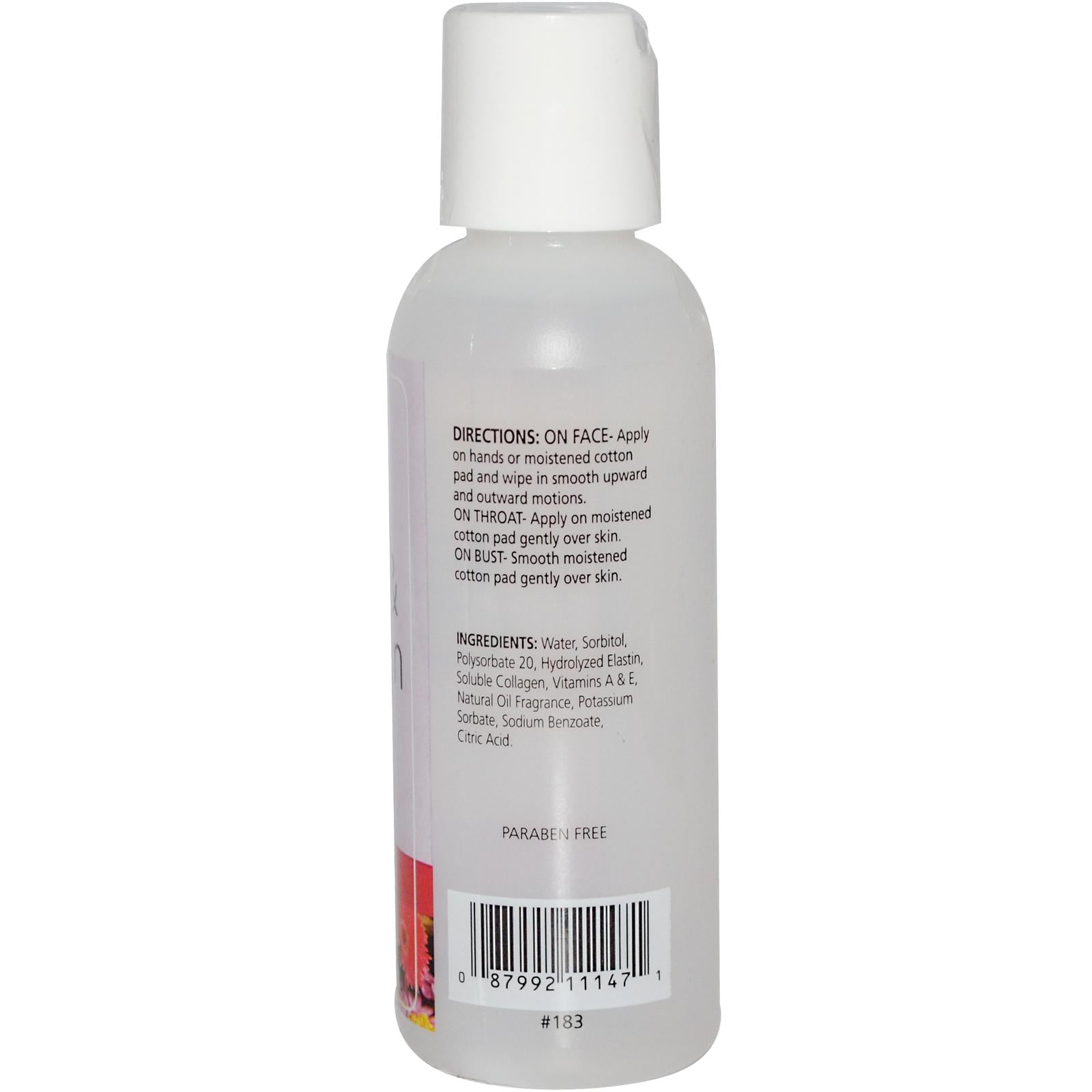 Reviva Labs, Elastin & Collagen Skin Toner