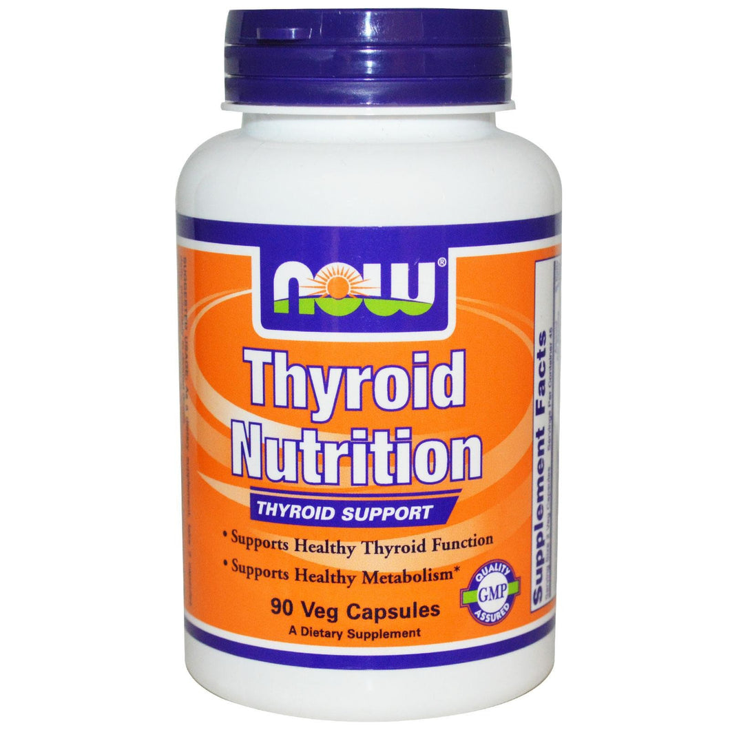 Now Foods Thyroid Nutrition 90 VCaps - Dietary Supplement