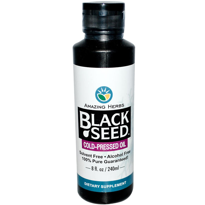 Amazing Herbs Black Seed Oil Cold Pressed 240ml