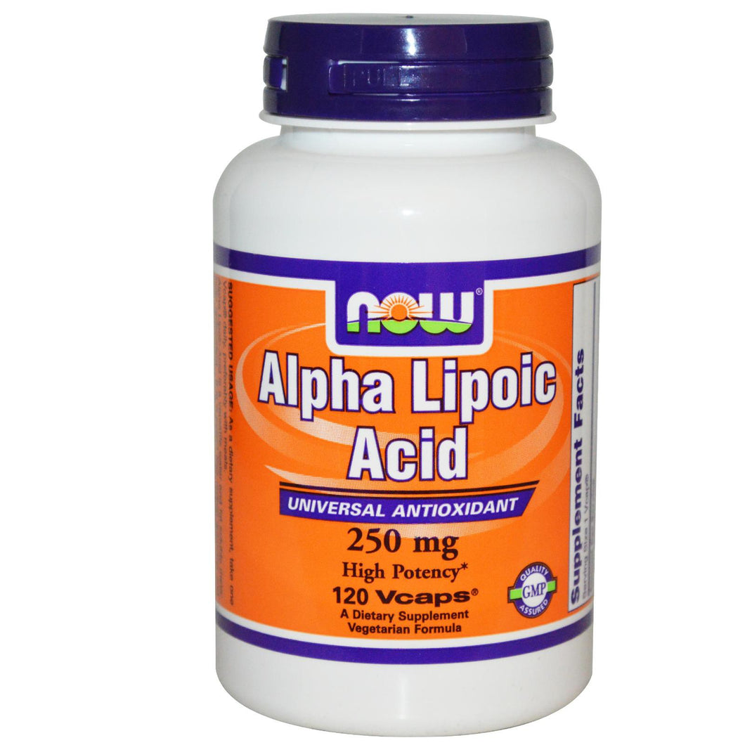 Now Foods Alpha Lipoic Acid 250mg 120 Vcaps