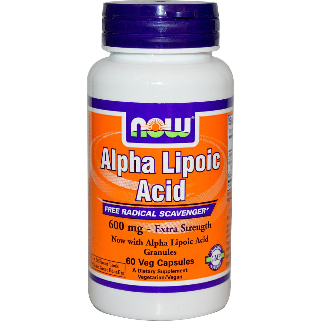 Now Foods Alpha Lipoic Acid 600mg 60V caps