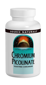 Source Naturals Chromium Picolinate 200mcg 240 Tablets