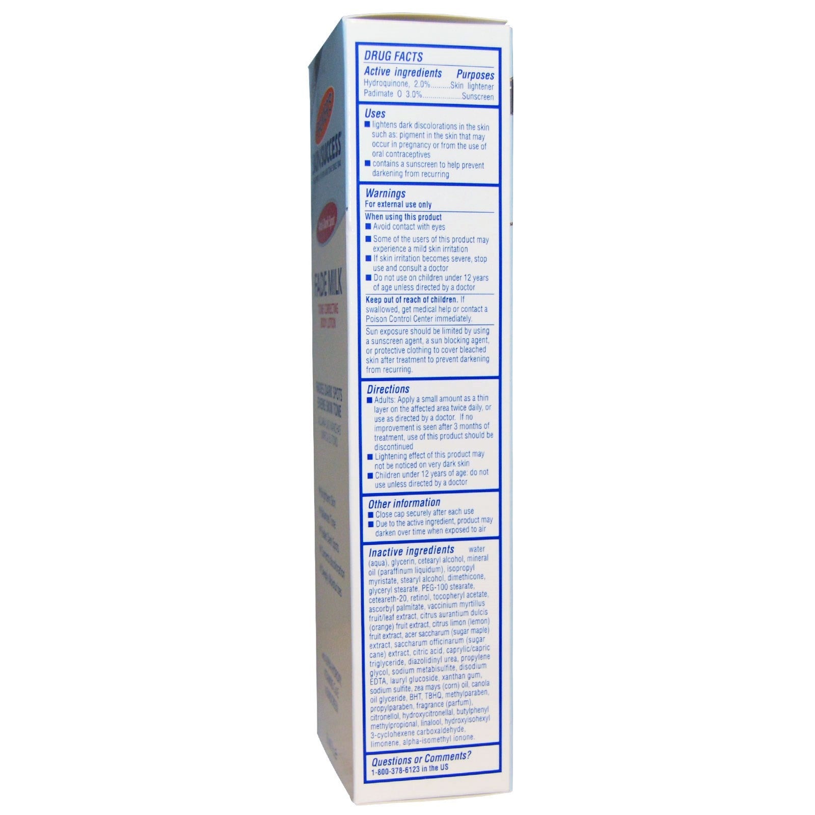 Palmer's Skin Success Fade Milk Tone Correcting Body Lotion 8.5 fl oz (250ml)