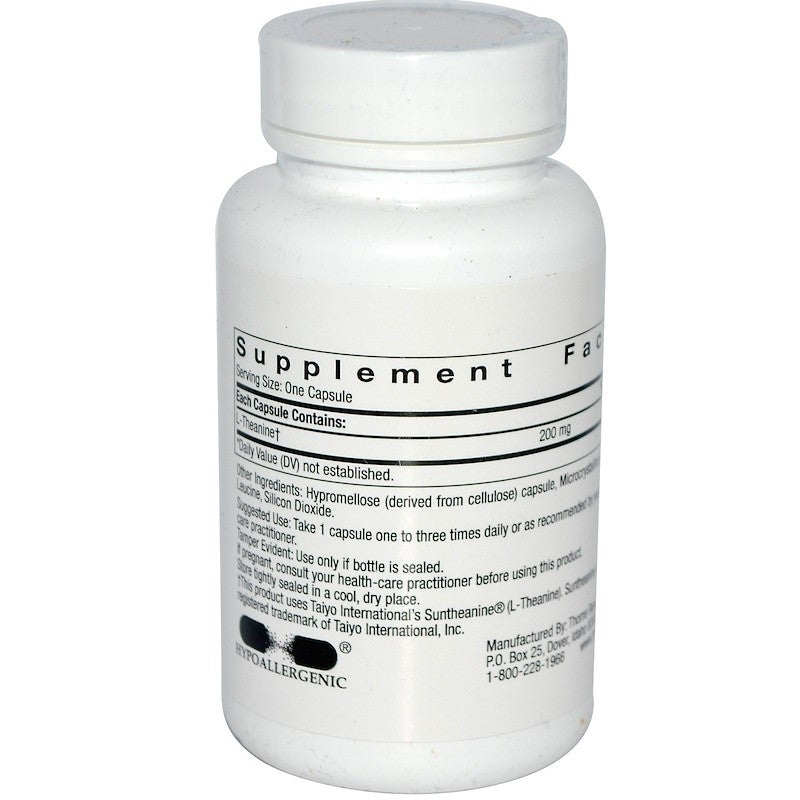 Thorne Research Theanine 90 Vegetarian Capsules