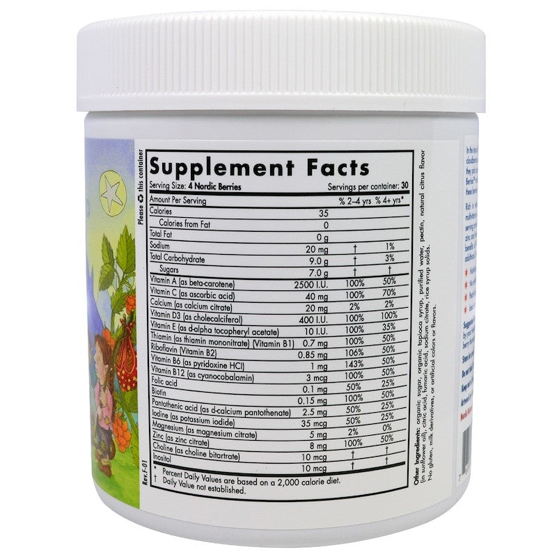 Nordic Naturals Nordic Berries Multivitamin Gummies 120 Gummies