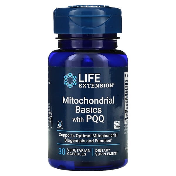 Life Extension, Mitochondrial Basics with PQQ, 30 Vegetable Capsules