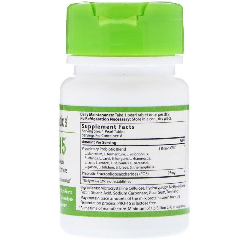 Hyperbiotics Pro-15 The Perfect Probiotic 5 Billion CFU 8 Tablets