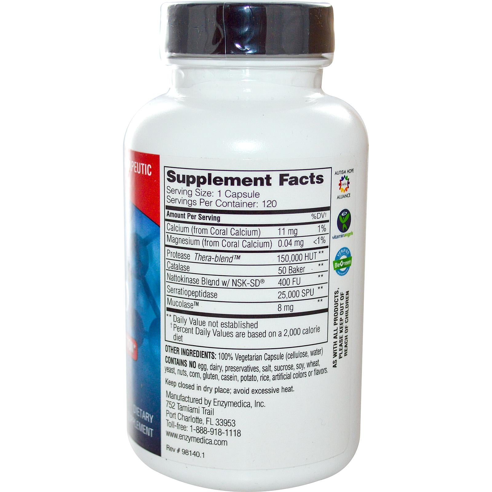 Enzymedica, ViraStop, Immune Function, 120 Capsules