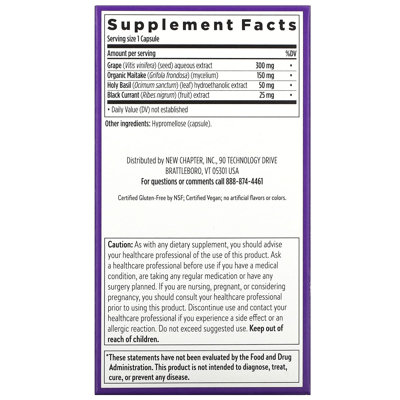 New Chapter, Blood Pressure Balance, 60 Vegan Capsules